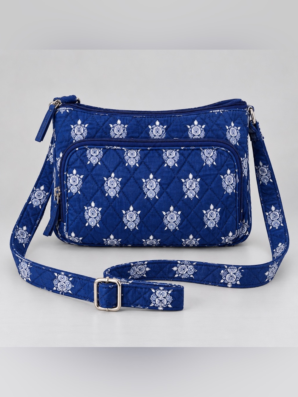 Vera Bradley Sea Turtles Little Hipster Crossbody Bag Purse Coastal